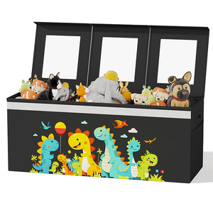 Chất Lượng Cao Vải Phim Hoạt Hình Khủng Long Mô Hình Đồ Chơi Hộp Lưu Trữ Cho Trẻ Em Trẻ Em Đồ Chơi Sang Trọng Tổ Chức Ngực - Product Image 1