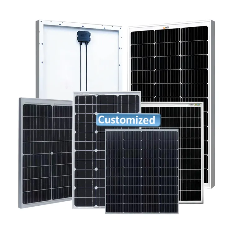 ए ग्रेड सौर सेल चीनी कीमत 100W 200W 250 वाट फोटोवोल्टिक सौर पैनल 300wp 380w 150w 100watt घरेलू उपयोग