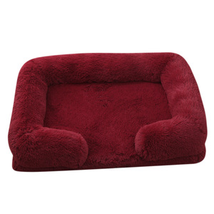 Cama para Mascotas de Felpa Lavable e Impermeable, Rectangular, con Base de Tela Oxford y Espuma Viscoelástica 3D en Forma de Huevo, con Peluche Sintético para Perros y Gatos - Product Image 6