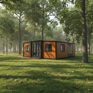 Villa modulaire de <span class=keywords><strong>luxe</strong></span> pliable en conteneur 20FT 40FT en acier extensible préfabriquée Résidence contemporaine en plein air - Product Image 1