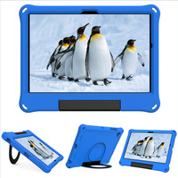 Casing Tablet anak EVA Model baru 2022, casing penutup kasar tahan guncangan dudukan lipat untuk Samsung Galaxy Tab A8 10.5 X200 X205