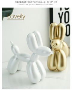 Creativo <span class=keywords><strong>resina</strong></span> <span class=keywords><strong>palloncino</strong></span> <span class=keywords><strong>cane</strong></span> ornamento soggiorno camera da letto vino Cooler tè al latte decorazione ShopTable <span class=keywords><strong>palloncino</strong></span> <span class=keywords><strong>cane</strong></span> per la decorazione domestica - Product Image 6