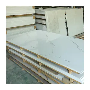 Parlak 1220x2440mm alternatif mermer duvar paneli lamine plastik levha Uv Pvc mermer levha