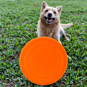 犬と猫のための環境に優しいソフトTPR 5cmフライングディスク玩具-トレーニングのための屋外水上スポーツ玩具 - Product Image 2