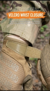 Guantes de Trabajo Tácticos WALL LIZARD, Dedos Texturizados de Cuero PU, Antideslizantes, Muñequera Elástica, Guantes de Seguridad de Uso General - Product Image 5