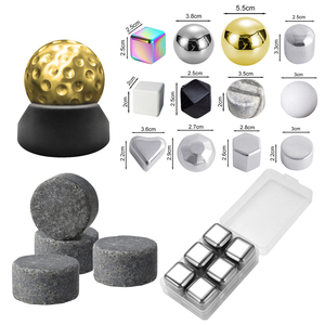 Argent Or Gris Blanc Noir Garde Vos Boissons Froides Pierre à Whisky Réutilisable Pierre à Glace Cube de Glace - Product Image 1