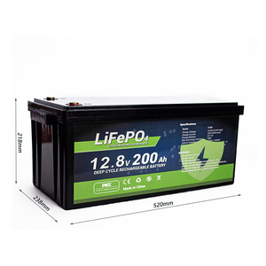 Batería de Iones de Litio Recargable de Ciclo Profundo de 12V 100Ah 200Ah, Impermeable IP65, con BMS, Apta para Sistemas Solares y Embarcaciones - Product Image 3
