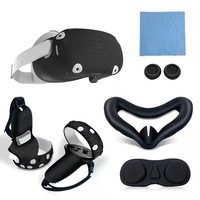 Ensemble complet de housse de protection en Silicone 4 en 1 pour Oculus Quest 2 VR, accessoires, nouvel arrivage 2023
