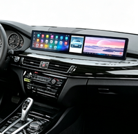 Autoradio double écran 12,3 pouces avec navigation GPS et système CarPlay Android Auto KIT pour BMW Série 7 système CIC 2010-2017