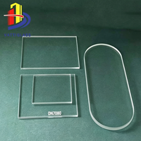 Verre borosilicate 3.3 personnalisé en usine, 6-10 mm, verre optique, verre de visée, bloc de verre borosilicate transparent