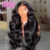 Rambut Vietnam Mentah 100% Burmese Curly 40 Inch 13x6 HD Lace Glueless Front Wig Body Wave Virgin Cuticle Aligned Human Hair Wigs