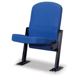 Silla Plegable Azul para Auditorio, Ideal para Escuelas, Hospitales y Teatros - Product Image 2