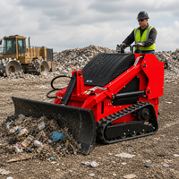 Vente flash : Chargeuse compacte sur chenilles T480, capacité de charge nominale de 350 kg, moteur Yanmar, accessoires multifonctions pour le déneigement