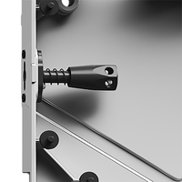 Armoire d'affichage LED intérieure en alliage d'aluminium P1.25/P1.53/P1.667/P1.86/P2/P2.5/P4 pour écran LED de location à modules 320*160mm 5000cd