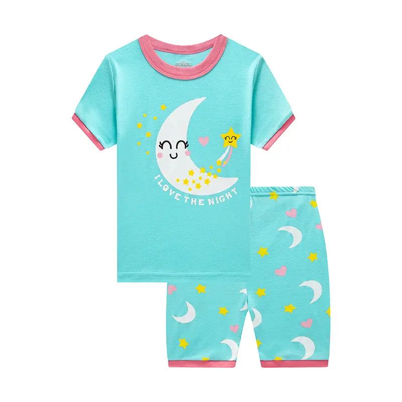 Children's homewear boys' pajamas, boys shorts and air conditioner clothing boys cartoon printing shortdoll pijamas