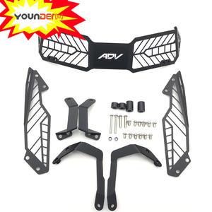 YD-121802 moto phare avant Grille garde couverture protecteur décor pour <span class=keywords><strong>Honda</strong></span> <span class=keywords><strong>ADV</strong></span> <span class=keywords><strong>150</strong></span> <span class=keywords><strong>2019</strong></span> 2020 2021 - Product Image 2