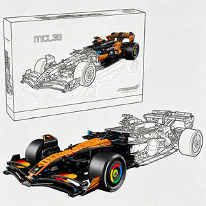 Modèle de course McLaren <span class=keywords><strong>F1</strong></span> 42228 Super Racing 1675 pièces, blocs de construction compatibles, jouet de construction de voiture, voiture de <span class=keywords><strong>champion</strong></span> d'équipe 2025 - Product Image 4