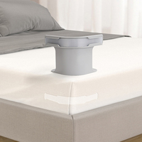 Attache-lit carrée multifonctionnelle invisible de style japonais, sans épingles, en ABS et PP, antidérapante, pour maintenir le matelas