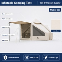 Tente gonflable entièrement automatique Shan Yue Northern Lights de 16 m², équipement de camping portable épaissi pour l'hiver en extérieur