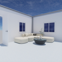 Maisons conteneurs préfabriquées en acier de haute qualité 20 pieds – Grandes, luxueuses, modernes, respirantes – Idéales pour entrepôts, villas, dortoirs