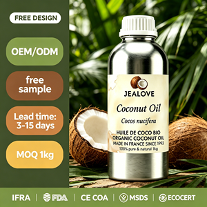 Aceite de <span class=keywords><strong>Coco</strong></span> Cocos <span class=keywords><strong>Nucifera</strong></span> 100% Puro y Natural, Aceite Hidratante y Nutritivo para el Cuidado Diario de la Piel, Reparación del Cabello, Cosmético al por Mayor - Product Image 1