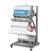 Machine de scellage numérique semi-automatique continue avec remplissage et extraction d'azote pour sacs alimentaires et emballage de cigarettes