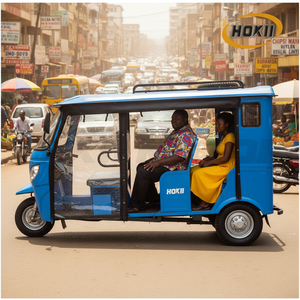 2024 Hokii nueva llegada Elion 6 asientos Triciclo de pasajeros alimentado por combustible Taxi Tuk Bajaj triciclo para adultos 3 ruedas Ev Rickshaw - Product Image 6