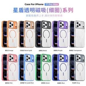 Funda Magnética Transparente de Alta Calidad para iPhone 17 11 12 13 Pro Max 14 15 16 Plus 17 Air, Carga Inalámbrica, Protección Antigolpes - Product Image 2