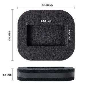 Couvercles <span class=keywords><strong>de</strong></span> jambes <span class=keywords><strong>de</strong></span> meuble carrés, noir, dure, excellente qualité, protège les sols en bois <span class=keywords><strong>dur</strong></span>, 1 pièce - Product Image 1