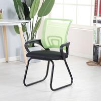 Chaise de bureau ergonomique moderne en maille avec hauteur réglable et fonction pivotante pour utilisation informatique/conférence - Chaise pour personnel et étudiants