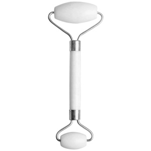 Custom Logo Whitening Face <b>Roller</b> 100% Natural <b>Jade</b> Stone Eye Massager White <b>Jade</b> <b>Roller</b> Package Face Lift Skin - Product Image 1