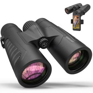 SUNCORE tiburón <span class=keywords><strong>ballena</strong></span> 12x42 de alta definición prismáticos bajo luz de <span class=keywords><strong>la</strong></span> noche <span class=keywords><strong>la</strong></span> visión 16,5 Prism - Product Image 1
