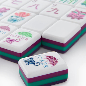 Juego de Mahjong Americano Personalizado <span class=keywords><strong>Ionic</strong></span> Spark, Fichas Grabadas de Acrílico de 1.25 Pulgadas, Gemma de Lujo Portátil, 160 Fichas para Entretenimiento - Product Image 1