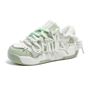 Dropshipping Custom Logo New Trendy Men's <b>Chunky</b> Platform Lace-Up Skate <b>Shoes</b> Summer Winter Designer Casual Sneakers - Product Image 4