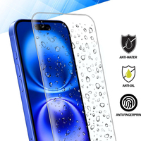 Film de protection d'écran HD anti-poussière et anti-choc en verre trempé 9H pour iPhone 18 Pro Max 17 16 15 14 13 12 11