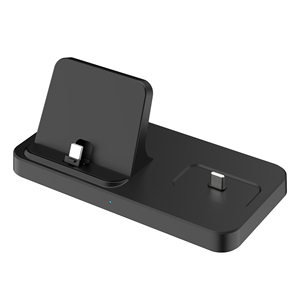 Station de charge 2-en-1 pour téléphones et écouteurs avec interface Type-C, support de bureau pour Samsung uniquement, compatible iPhone 17/16/15 - Product Image 6