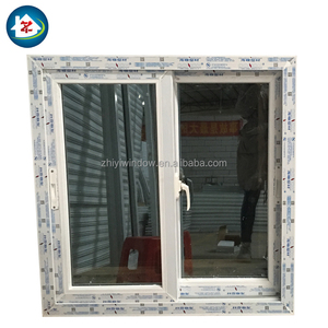 Ventana corredera de plástico transparente Upvc Salamandra <span class=keywords><strong>Pvc</strong></span> Ventanas de puerta de vidrio templado - Product Image 6