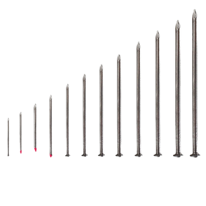 Clous et clous à tête plate pour charpentier, revêtement zinc, diamètre 2 pouces, gamme 2,5-5,3 mm - Product Image 1