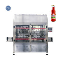 Machine de remplissage automatique de bouteilles en verre pour sauce myrtille, mayonnaise et arachide avec pompe