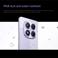 En stock - Téléphone portable Redmi Note 14 Pro 5G - Appareil photo IA 200MP - MediaTek Dimensity 7300-Ultra - Écran AMOLED 6,67 pouces - Charge rapide 45W - Batterie 5110mAh