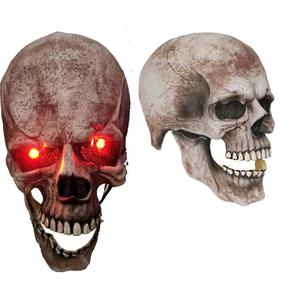 2023 pas cher Halloween horreur nouvelle bouche mobile crâne masque couvre-chef bouche mobile crâne halloween fête décoration porp masque - Product Image 1
