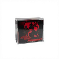 Boîte de rangement et de protection Henghong ETB moderne en acrylique écologique avec couvercle magnétique, protection UV, transparente et facile à utiliser