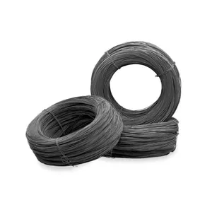 Factory Direct Sale High Tensile 16 18 Gauge Soft Black Annealed Binding Wire Tie Wire for Construction