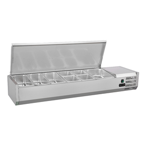 Equipo de refrigeración comercial para encimera de cocina, pantalla de vidrio, nevera para Pizza - Product Image 2
