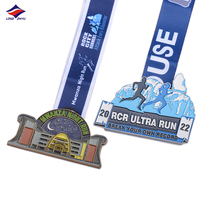 Longzhiyu Métal Marathon Médailles Usine Pas Cher Personnalisé Dessin Animé 5k Run Médailles De Sport En Gros Moulé Sous Pression Décapsuleur Médailles