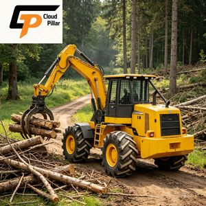 Accessoires pour chargeuse sur pneus forestière et <span class=keywords><strong>de</strong></span> terrassement, avec frein à <span class=keywords><strong>disque</strong></span> hydraulique pneumatique et lame <span class=keywords><strong>de</strong></span> stationnement manuelle pour la découpe <span class=keywords><strong>de</strong></span> bois - Product Image 3