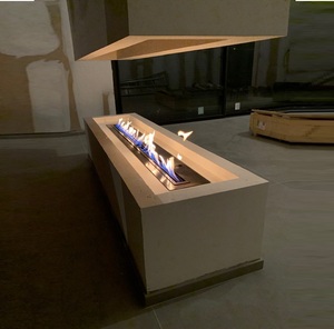 <span class=keywords><strong>Kamin</strong></span>-chimenea eléctrica de bioetanol lineal controlada por alexa, 36 pulgadas, gran oferta - Product Image 5
