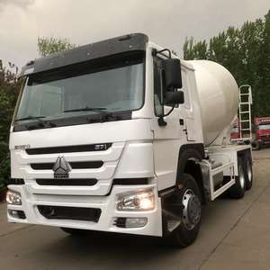 Kullanılan Howo 6x4 10 lastik beton mikser çimento tankeri 6x4 371HP 420hp 10 metreküp 12m3 toplu çimento tankeri - Product Image 1