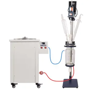 3L Mini Chemical Lote Jacketed Glass Lab Reactor