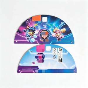 Cartes de présentation de bijoux et d'accessoires pour enfants, imprimées en couleur, avec motif de dessin animé PAW Patrol, en carton offset imprimé, certifiées FSC - Product Image 3